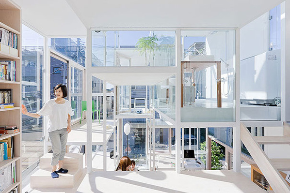 东京那个美丽而通透的家 如此不设防的居室你敢住吗