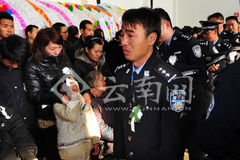 4殉职公职人员告别仪式现场