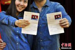 北京：扎堆领证的情侣