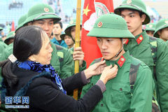 越南今年首批新兵入伍