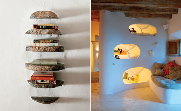 超自然生态的艺术家石穴住宅 鹅卵石地板你敢走吗？