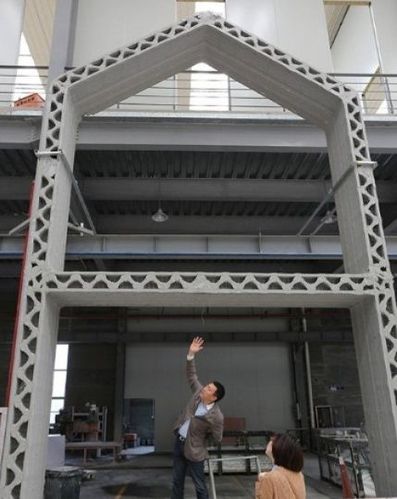 全球首批3D打印房亮相上海 24小时能打印出10栋别墅