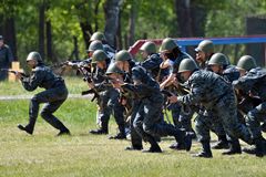 乌政府军紧张训练新兵备战