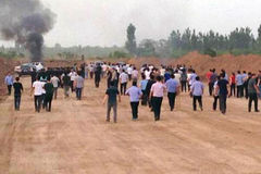 山西：上百不明身份者暴力征地