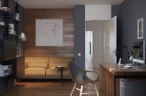 喜欢木质的温润感，又怕家居整体太过单调吗？在极简风格中运用大量木质元素，透过不同木材纹理特性，打造多元层次的生活空间，墙面粉刷上大片的中性白色，在采光明亮的客厅、厨房、书房更显木质的纹理。地板使用简约的地板，达到协调家居整体风格的作用。（实习编辑：石君兰）