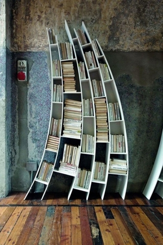 二十款图案百变的书架 创意贴合阅读习惯