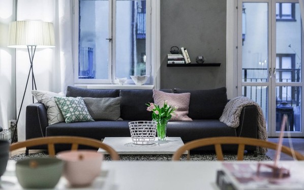 90平米优雅北欧风格公寓设计 将极简主义进行到底 