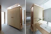 这是一套由tato architects所设计的作品“House in Itami”。由于房屋在伊丹人口密集区，所以建筑面积只有34.95平方米，TATO的设计师将其扩展到了95.79平方米。

PS：很长一段时间都没见白茶更新过日居设计，对于小编来说日居更注重房屋整体结构和居住者的密在关系，所以小编感觉结构大于软装，似乎少了些可参考性。不知道你是否喜欢日式家居，如果喜欢请留言告诉小编。(实习编辑：张曦)