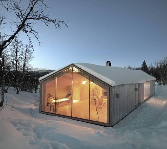 北欧严寒中的温暖木屋 让冬日不再寒冷
