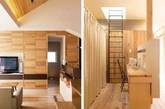 案例7：donguri house
楼梯柜在日本是一种传统的利用空间的方式，这个100平方米左右的家位于日本郡山县，建筑家安齋好太郎设计了一个传统但创新的方式，让居住者能够更有组织性地收纳家中物品。（实习编辑：周芝）