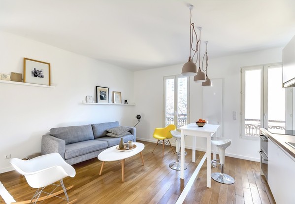 创意布局的大储纳空间:巴黎30平小公寓设计