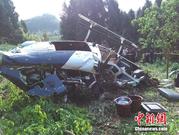 湖北一小型直升机坠落在四川境内 驾驶员身亡