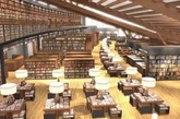 在超大型的佐贺县的武雄市图书馆内，包含了图书馆、书店和一家咖啡厅。因此你不光可以在这里看书、借书，还可以直接买书，也能一边喝咖啡一边读书。（实习编辑：周芝）