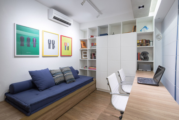 两个人的世界  巴西利亚70平米简约温馨的公寓设计