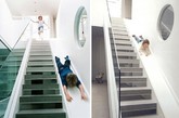 十五、滑梯式楼梯
当楼梯变成游乐场，孩子们怎么能不喜欢呢？（实习编辑：谭婉仪）