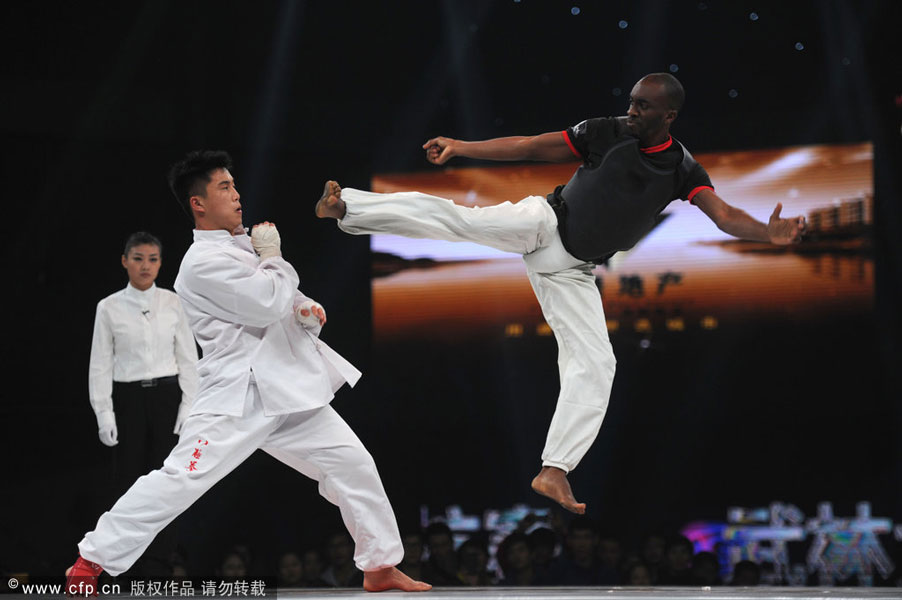 2012武林大会中英对抗赛图片