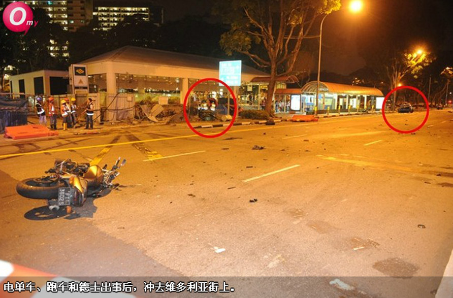 四川富豪新加坡撞车身亡