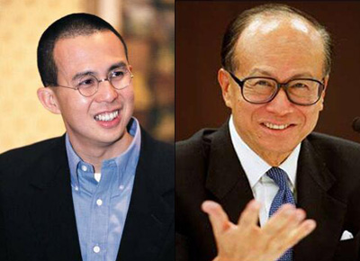 李嘉诚:给儿子李泽楷超100亿港元发展生意(图)