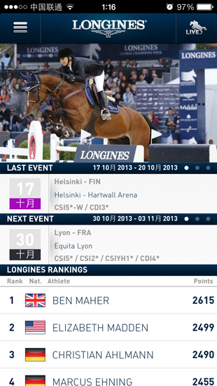 2014年浪琴表国际马联世界杯场地障碍赛总决