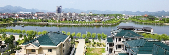 东阳花园村建设幸福花园新农村