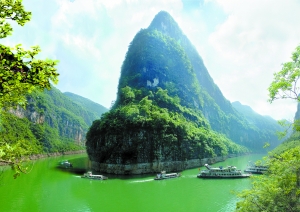 大宁河滴翠峡风光春到三峡 漫山新绿满眼春三峡的春天在3月初正式拉开