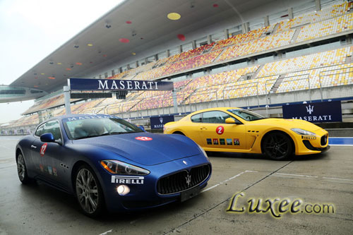 玛莎拉蒂全系跑车试驾活动征战上海F1赛车场