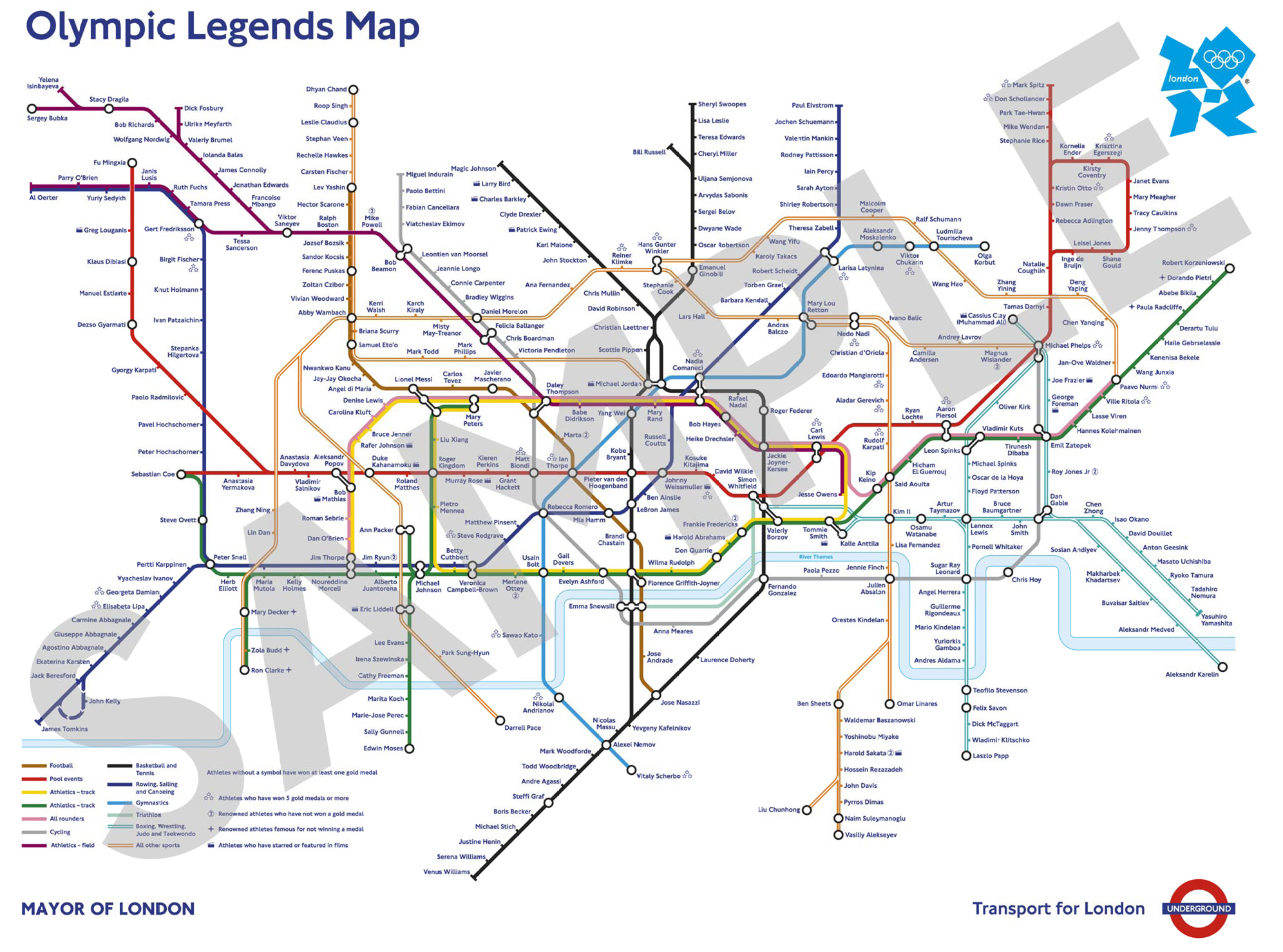 乘奥运传奇路线坐地铁逛遍伦敦