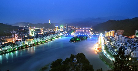 梦幻新安江--新安江夜景