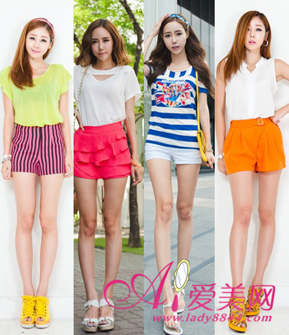 <em>性感超短裤</em> 势必打造 九头身 美女_时尚频道_凤