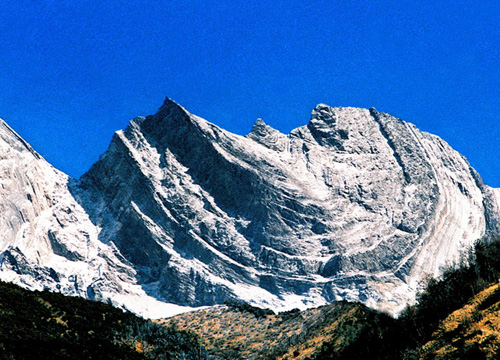 神秘的双桥沟五色山