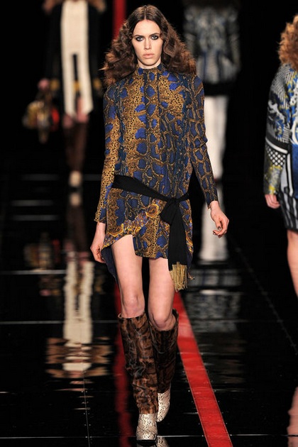 just cavalli13秋冬秀场 野性中国风_时尚频道_凤凰网
