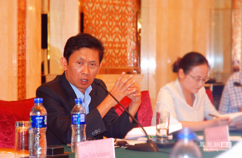 泰国科技部地理空间技术局执行委员会主席颂杰/杨舒摄