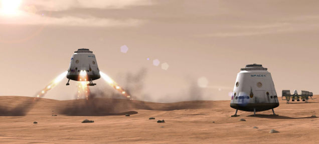 美私人“龙”飞船有望在2026年将人类送上火星