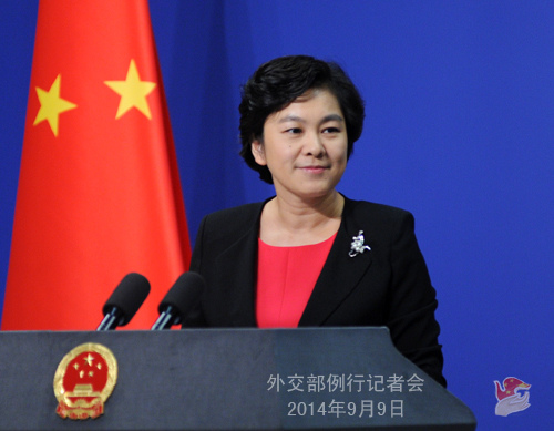 外交部就赖斯访华、中国在有关岛礁建设活动等答问