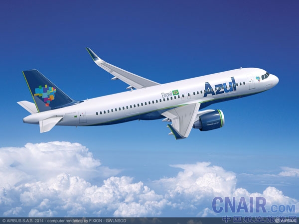空客获巴西Azul航空35架A320neo飞机大单