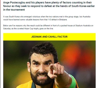 告诉你：澳大利亚能夺冠的五个理由