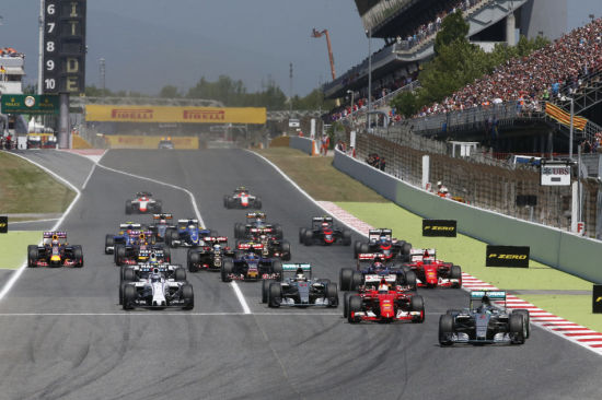 F1西班牙站-罗斯博格获胜 汉密尔顿3停保亚军