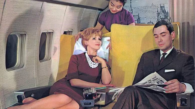 50年前坐飞机旅行 比现在好玩多了_凤凰天津