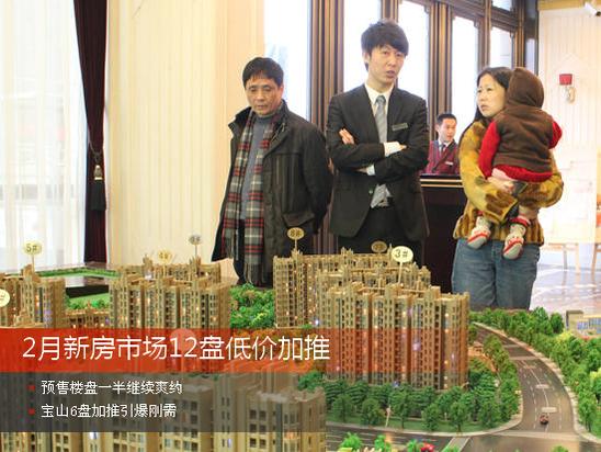 新房市场12盘加推 宝山6盘低价入市引爆刚需