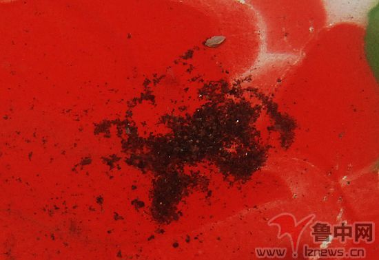 水里有黑色杂质（图片来源：鲁中网）