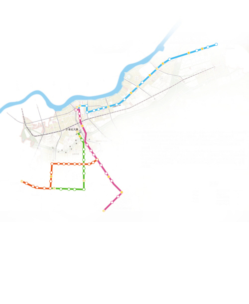 沿航天路—白塔大街—全运北路至桃仙大街,与2号线相连,线路长12公里