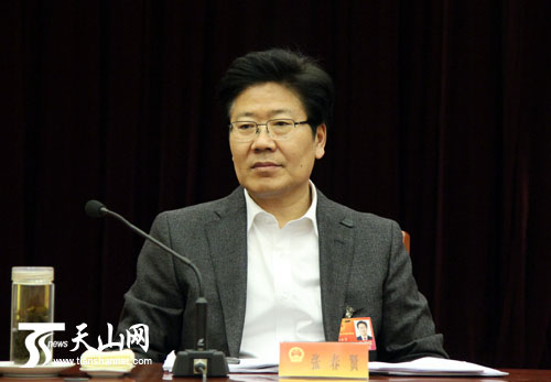 张春贤代表参加审议。