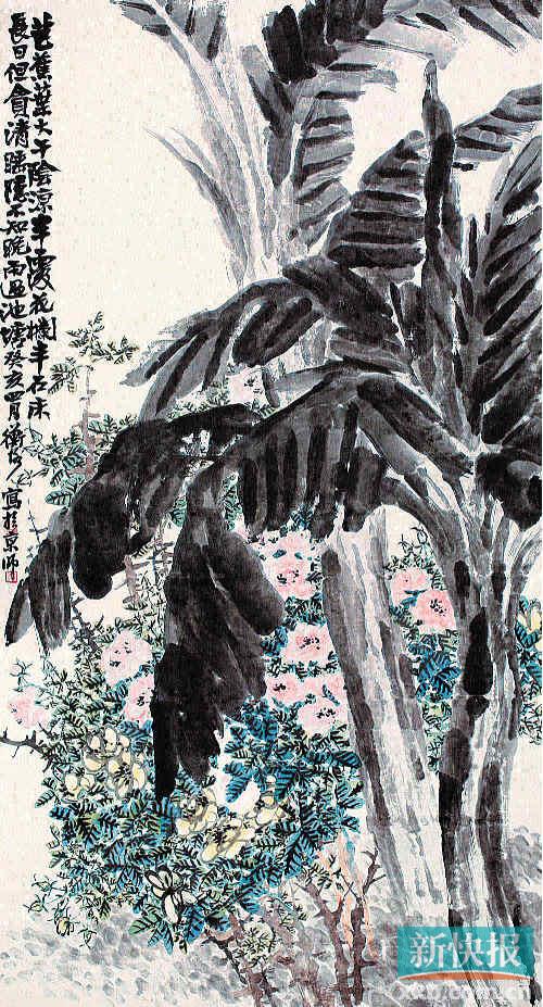 ■陈师曾《一夜芭蕉雨》(1923年作)2011年9月拍出82.8万元。