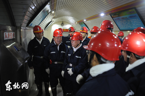 副省长张建星下矿井检查指导煤矿安全生产工作