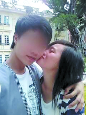 李春玲生前与男友的合照。（图片由其男友提供）