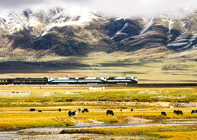 青藏铁路沿线旅游资源开发-精美pp模板