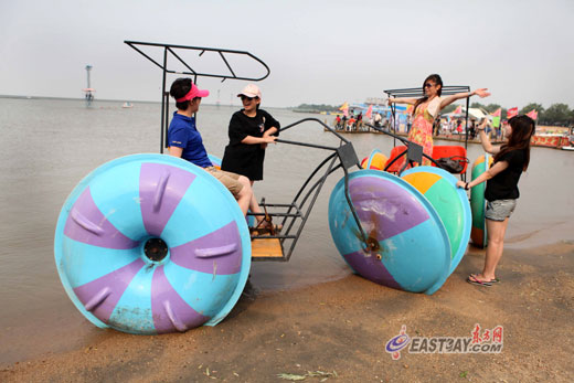 三甲港海滨乐园打造 自然海滩 迎 五一 游客