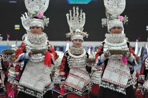 贵州<em>台江</em>苗族<em>姊妹节</em>在<em>台江县</em>秀眉广场开幕