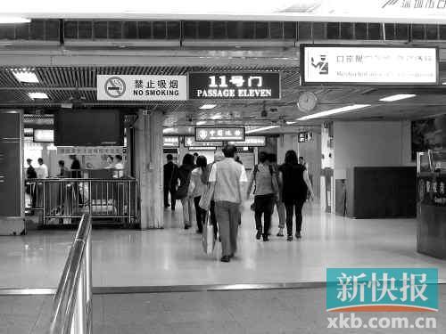 ■罗湖口岸已全面恢复通关。新快报记者 张国锋/摄