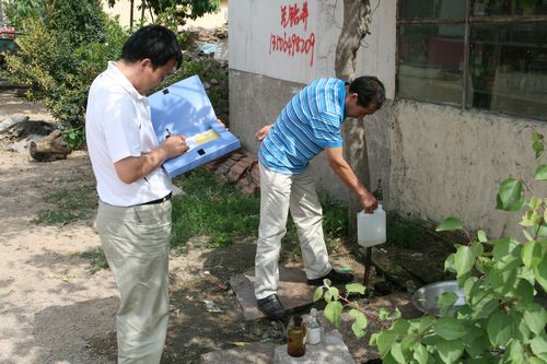 五莲县疾控中心开展农村饮用水水质调查监测